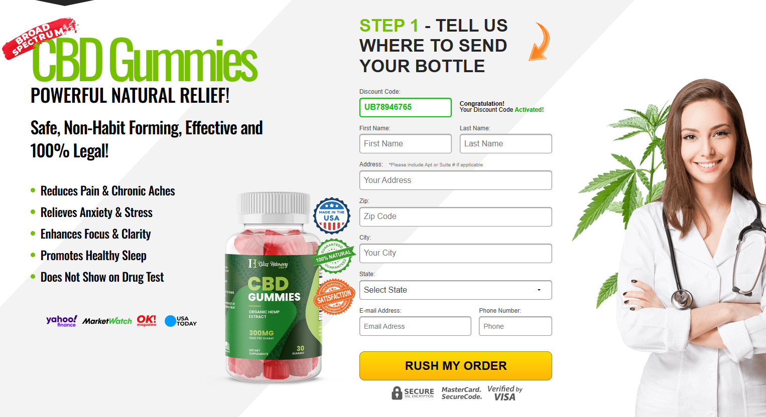 Bliss Harmony CBD Gummies