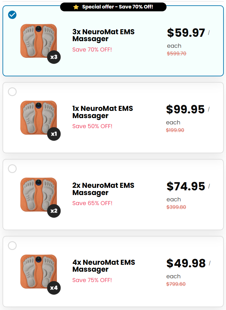 NeuroMat EMS Massager