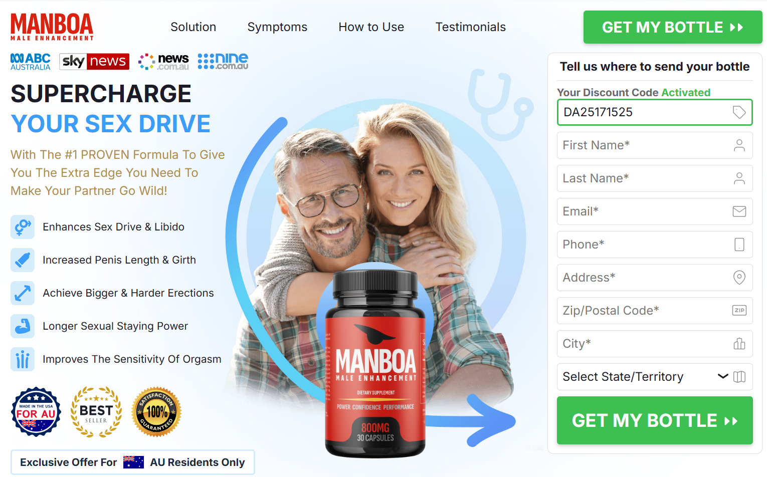 Manboa Male Enhancement Australia