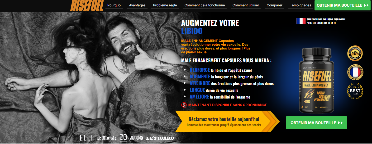 RiseFuel Male Enhancement France