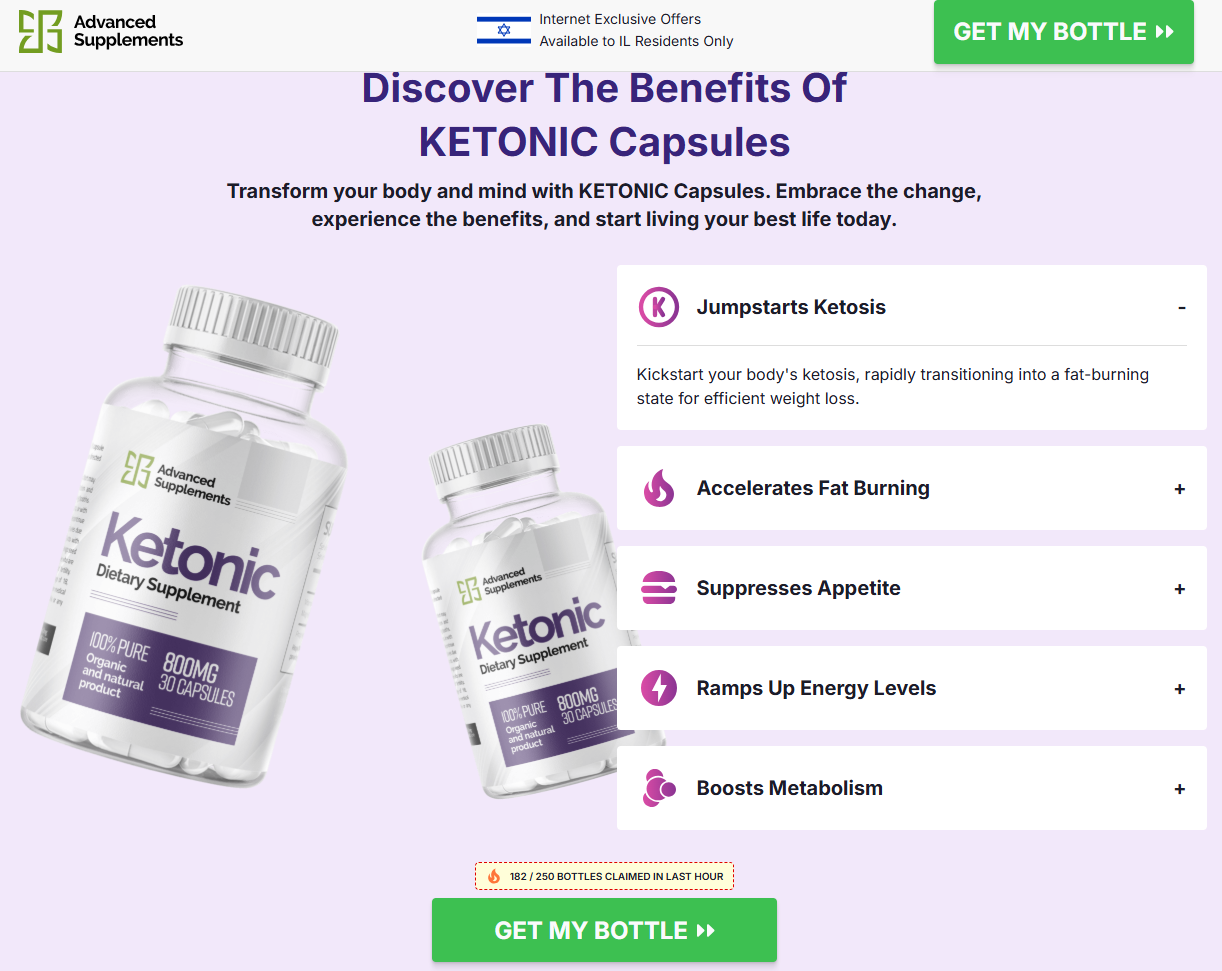 Ketonic Keto Capsules Israel
