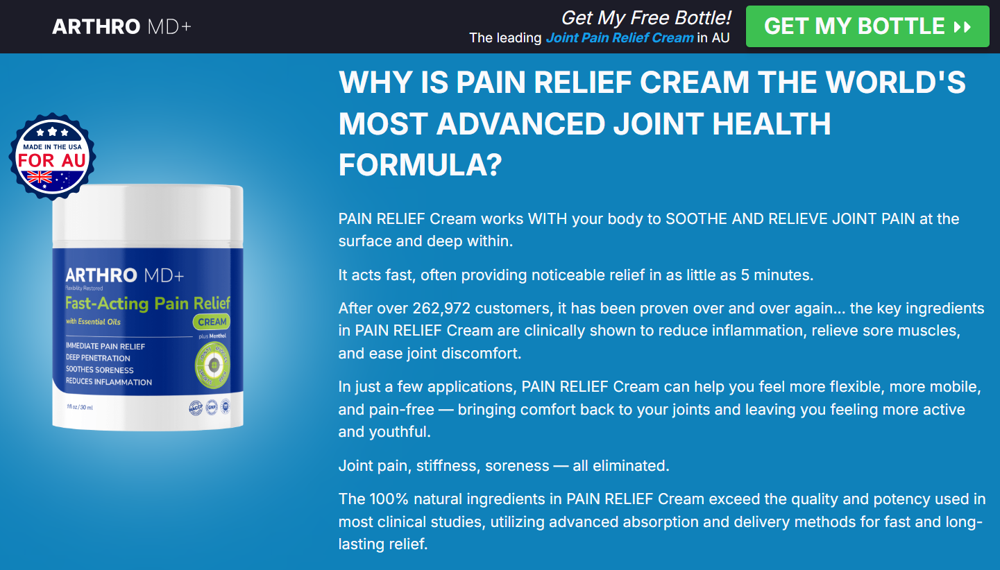 Arthro MD+ Cream Australia