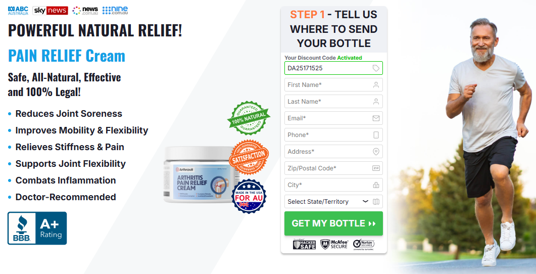 Arthrovit Arthritis Pain Relief Cream