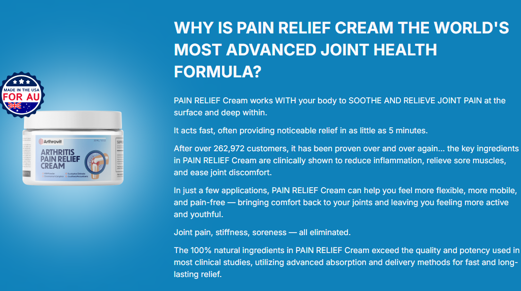 Arthrovit Arthritis Pain Relief Cream