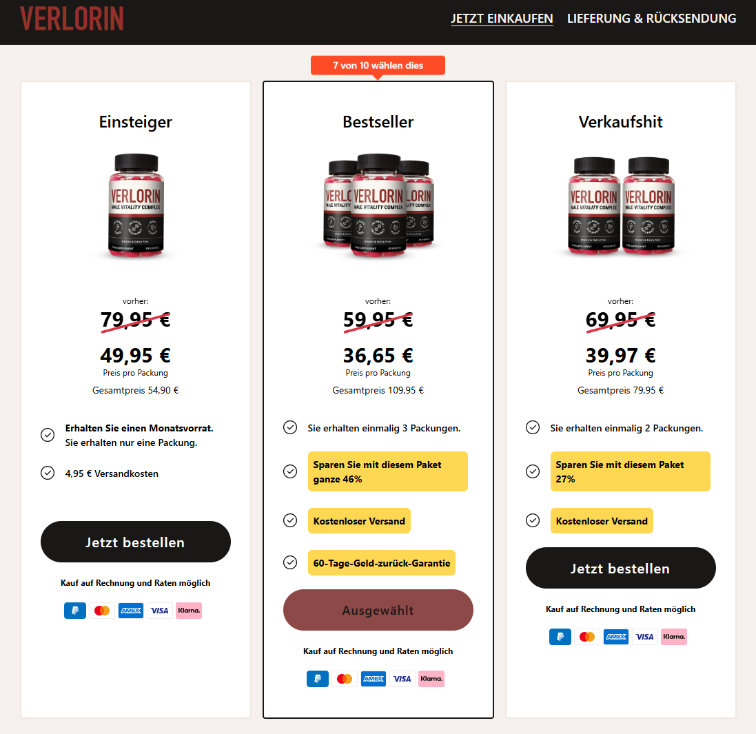 Verlorin Male Enhancement Gummies