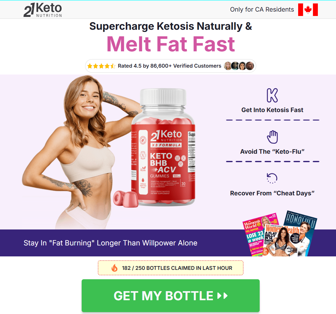 21Keto Gummies Canada