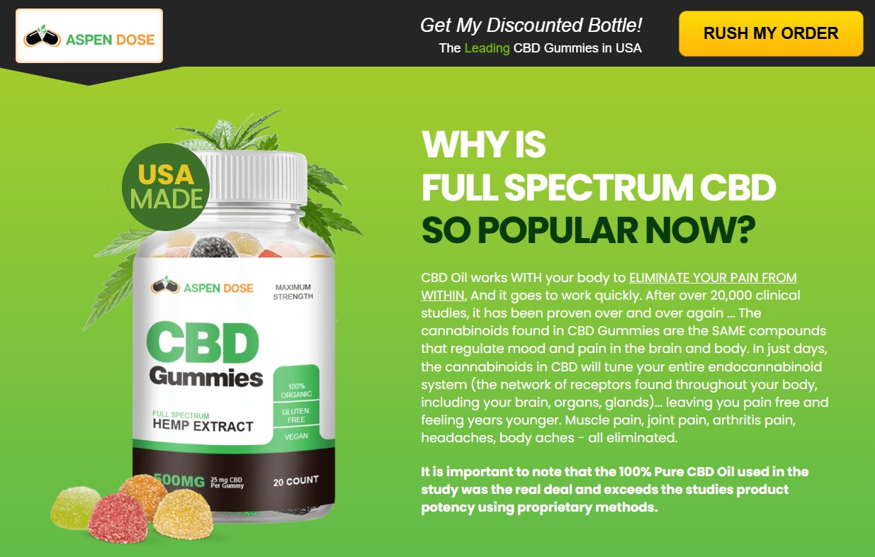 Aspen Dose CBD Gummies