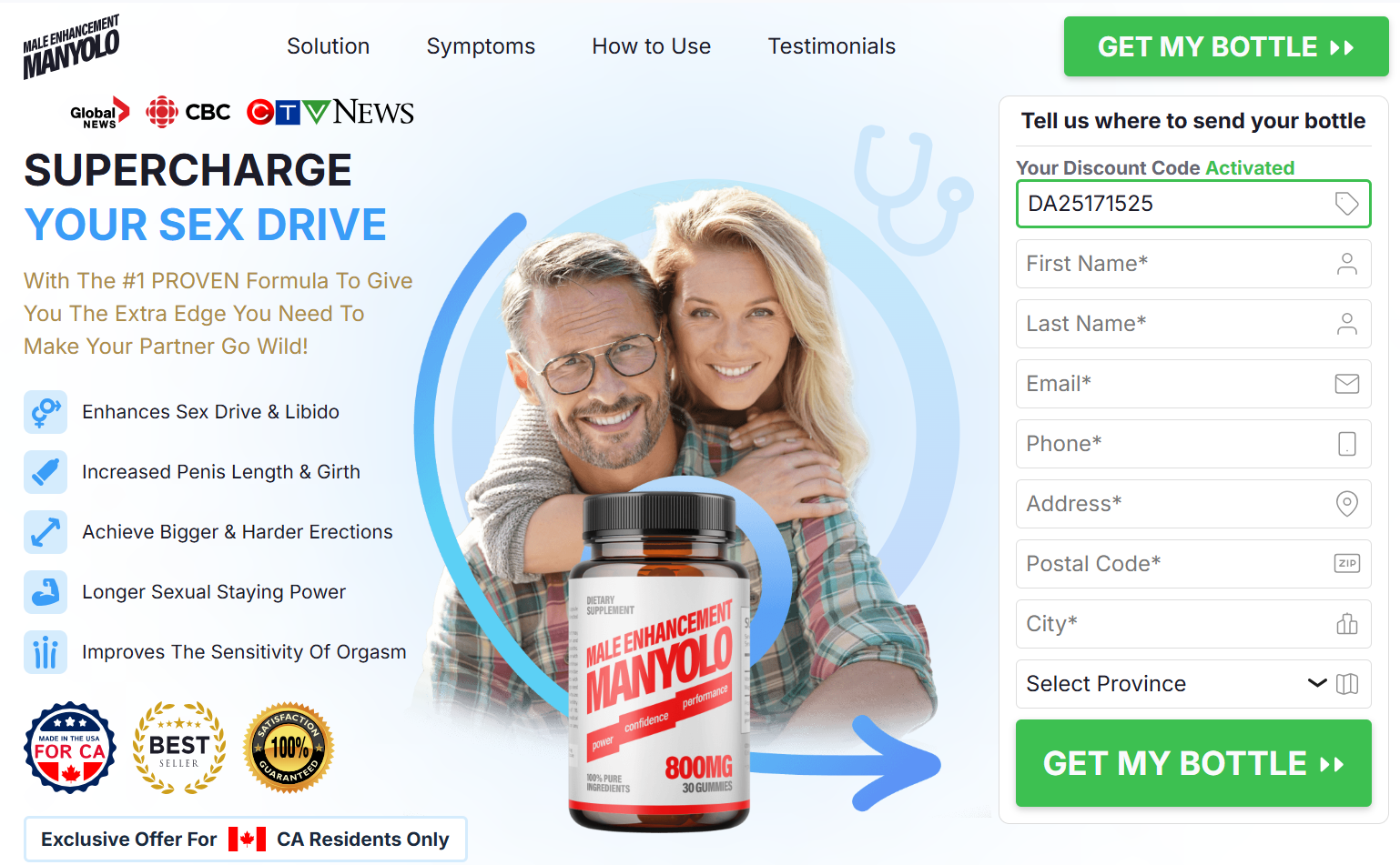 Manyolo Male Enhancement Canada