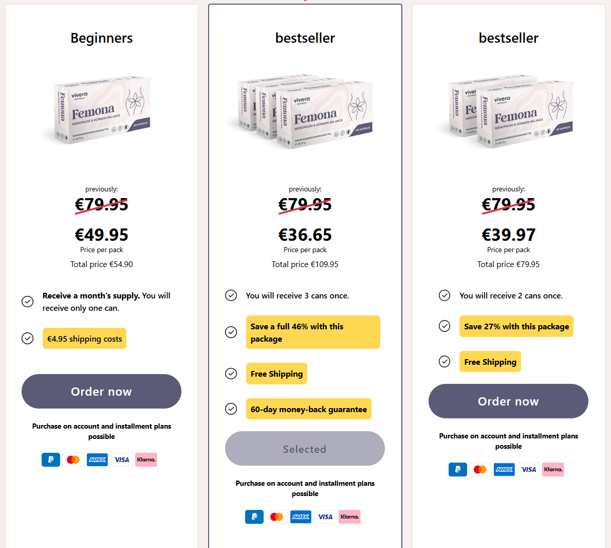 Vivera Femona Menopause