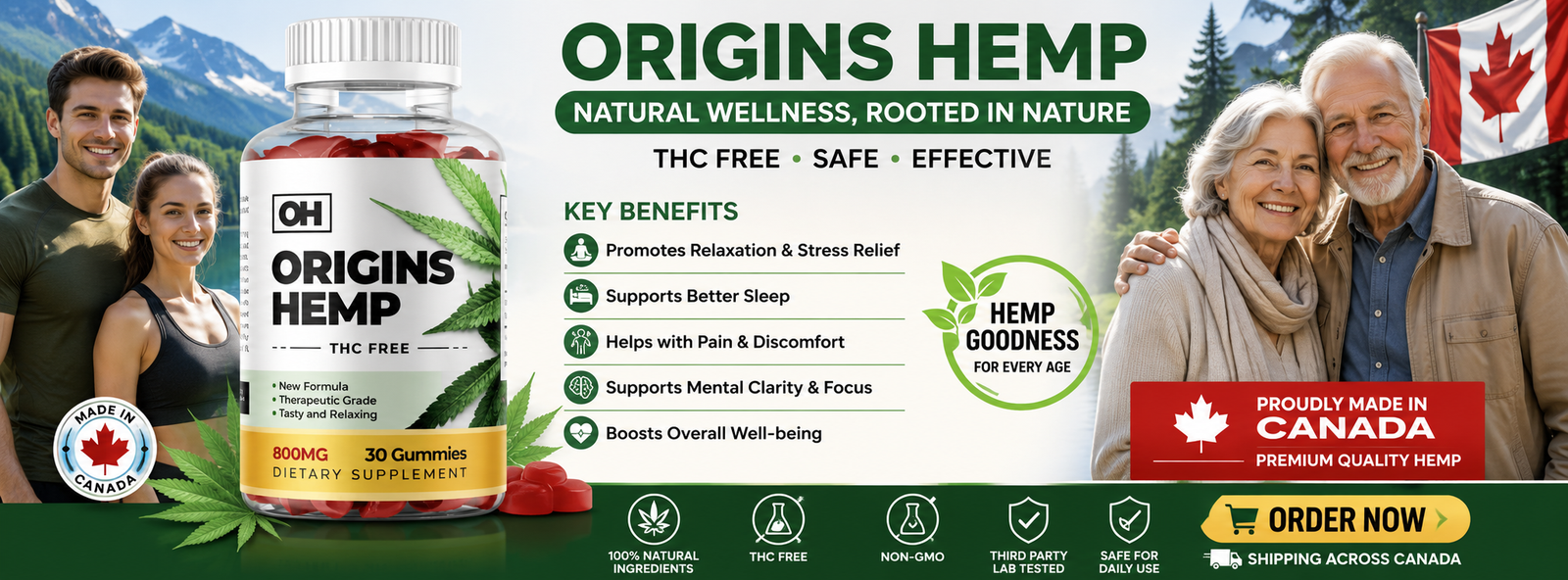 Origins Hemp Gummies Canada