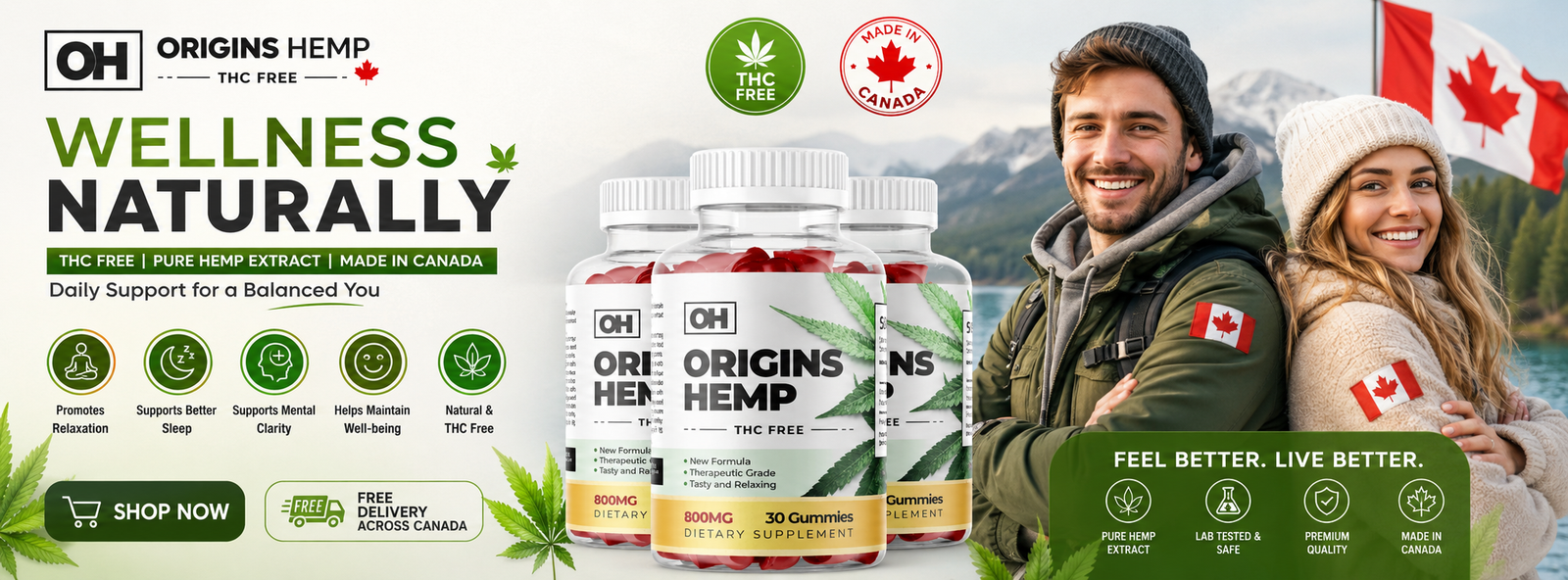 Origins Hemp Gummies Canada